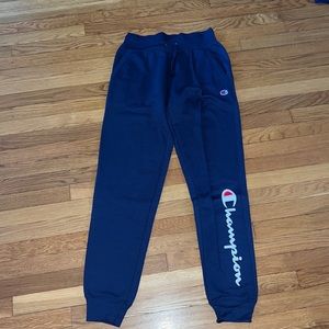 Champion Navy Sweatpants XS NEW